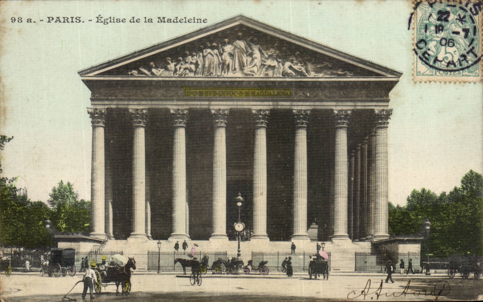 Paris CPA Church of the Madeleine