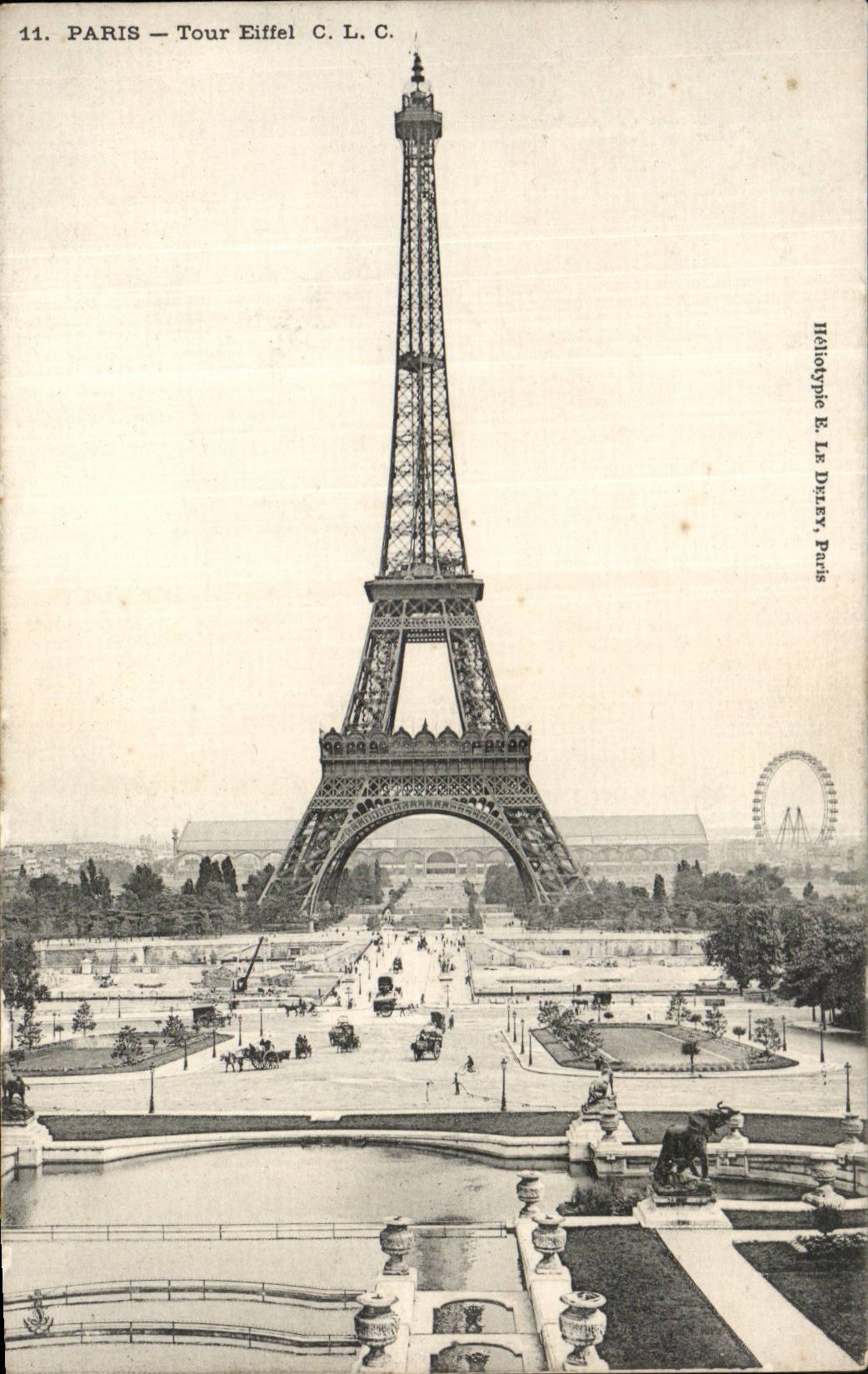 Paris CPA Eiffel Tower