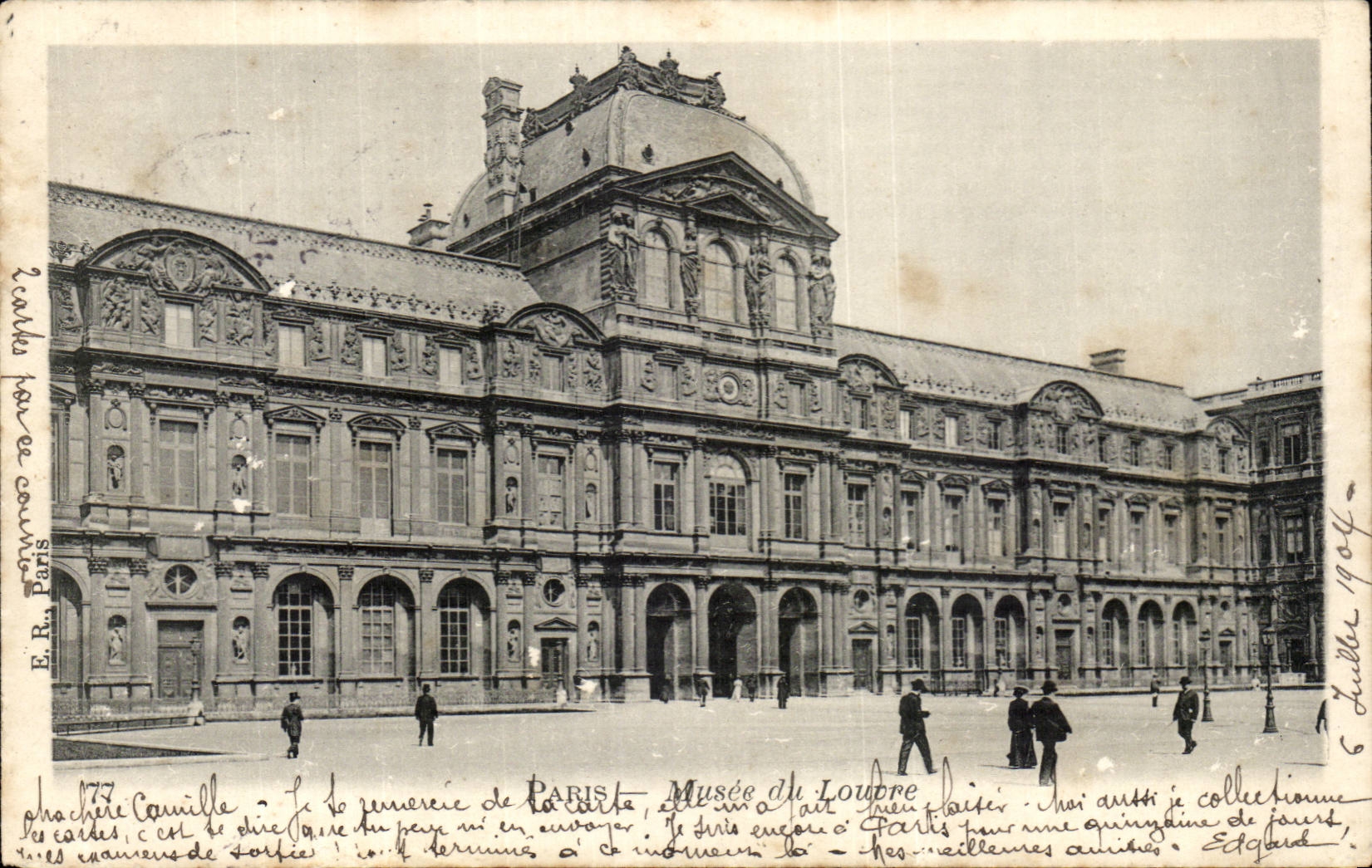 Paris CPA Musee du Louvre