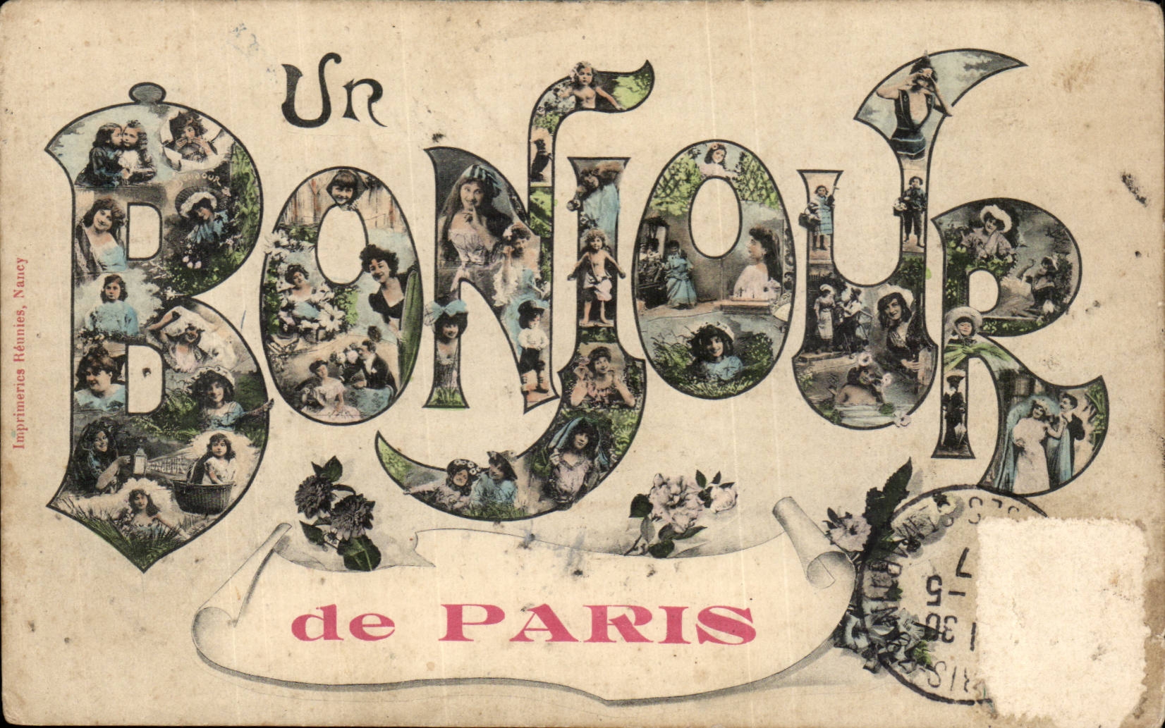 Paris CPA bonjour de Paris