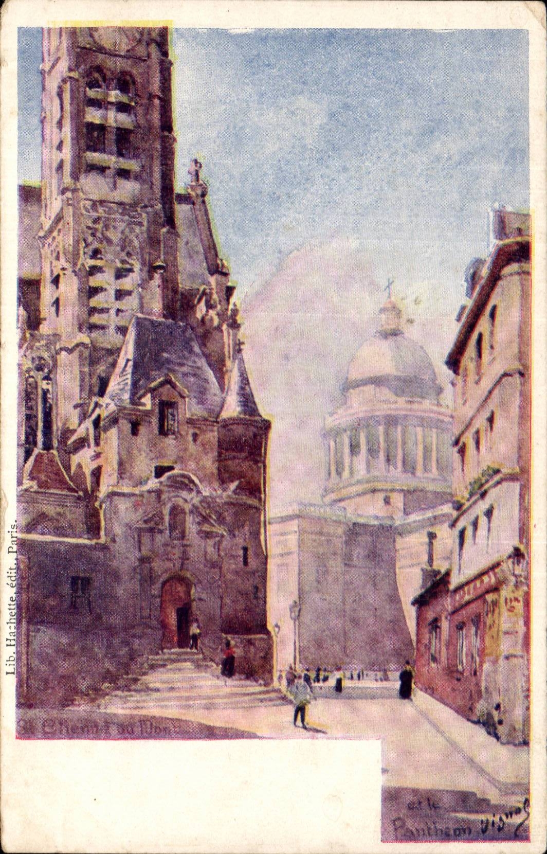 Paris CPA St Etienne of the Mount