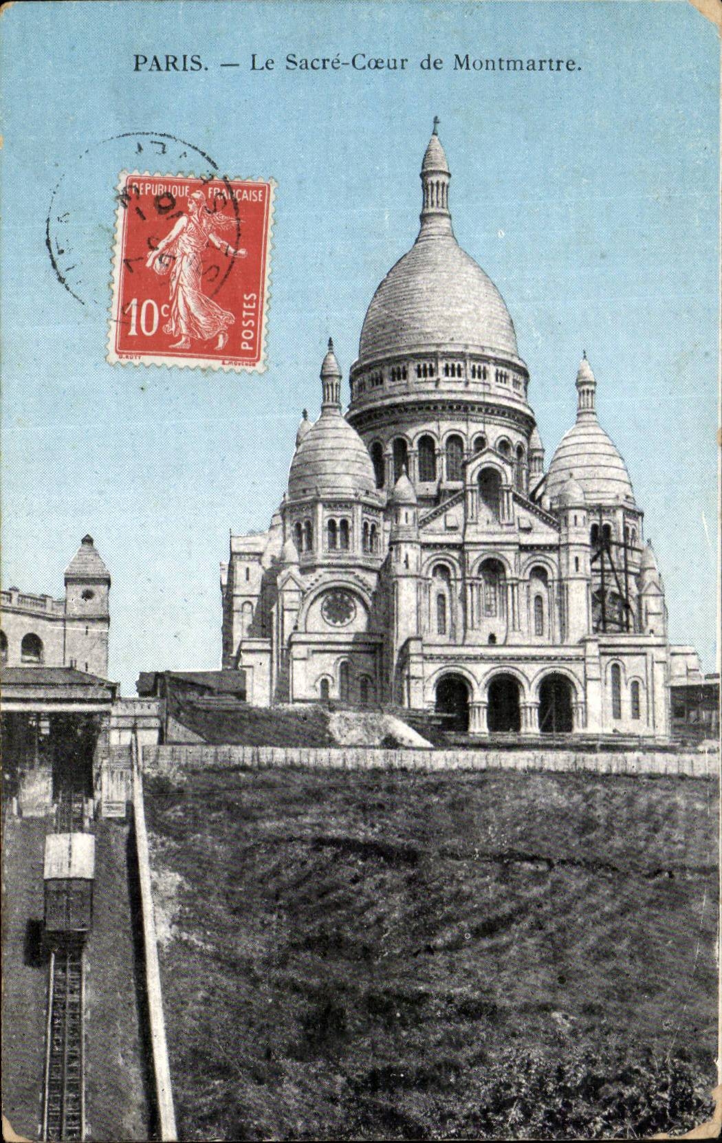 Paris CPA Le SAcre Coeur de Montmartre