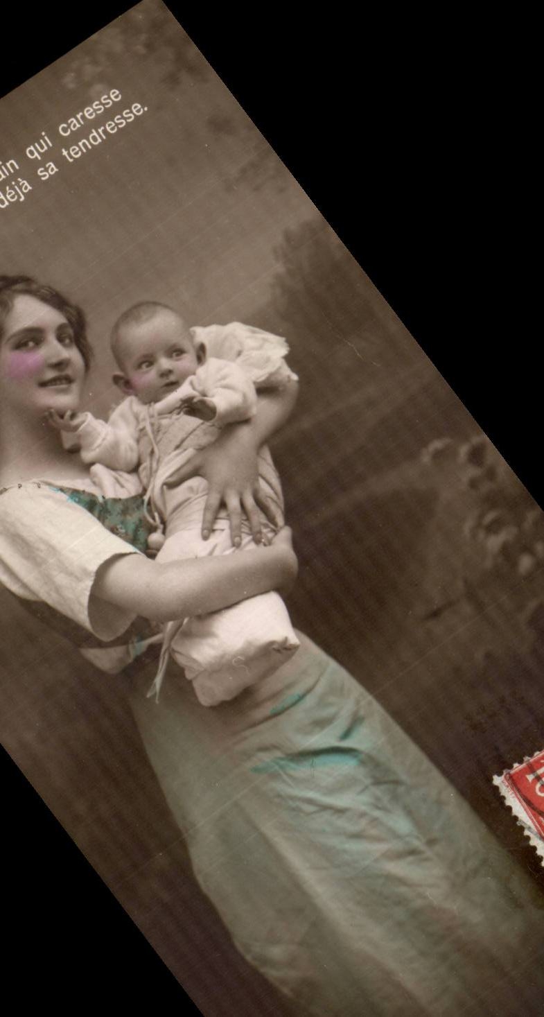 CPA Fantasy Child Woman Baby