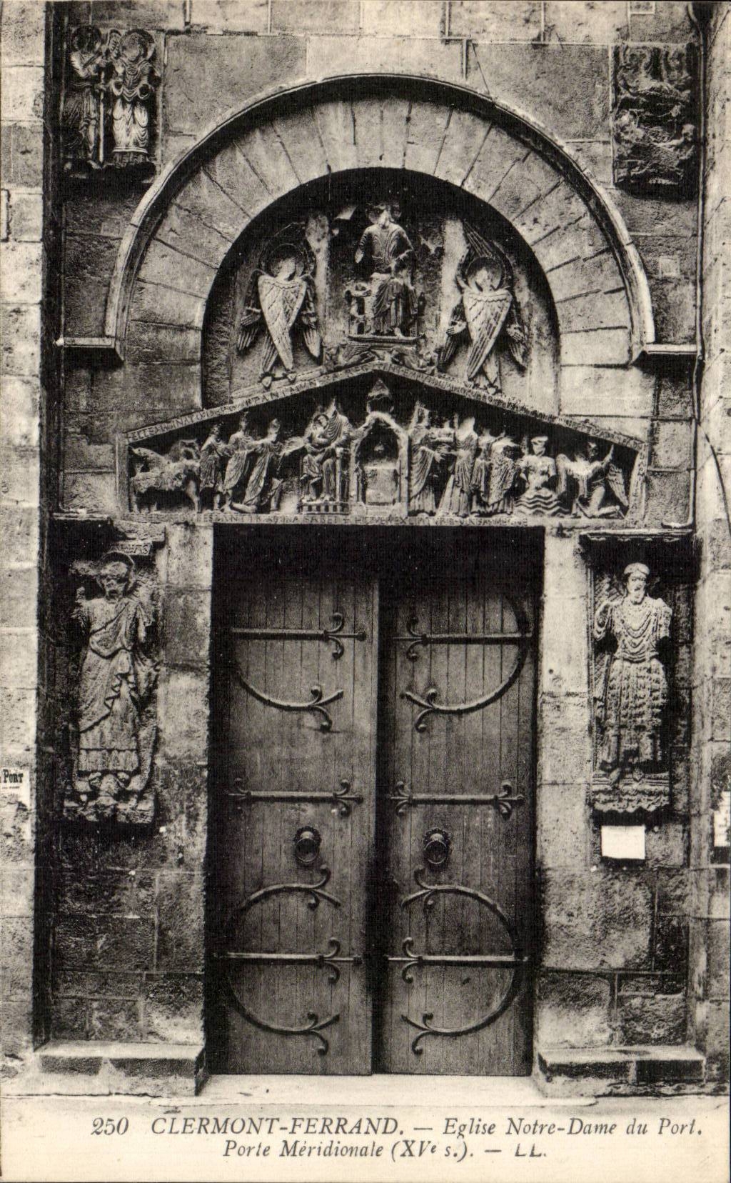 Sudlichste Notre Dame Kirche Clermont-ferrandCPA des Hafens verliess