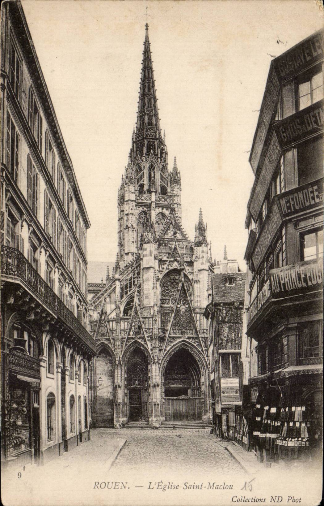 CPA Rouen the church Saint maclou