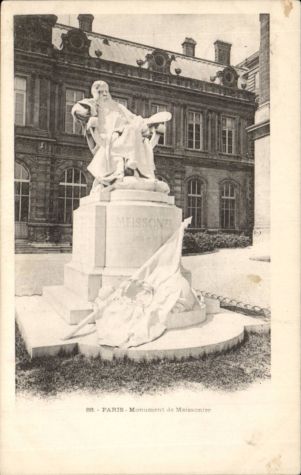 Paris CPA Monument de Meissonier