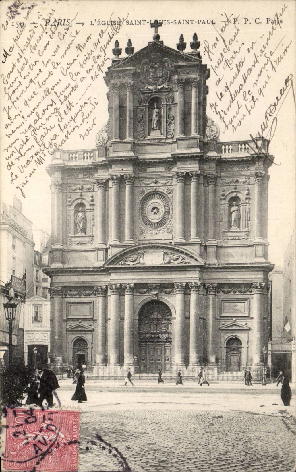 Kirche St Louis Paris-CPA von Paul