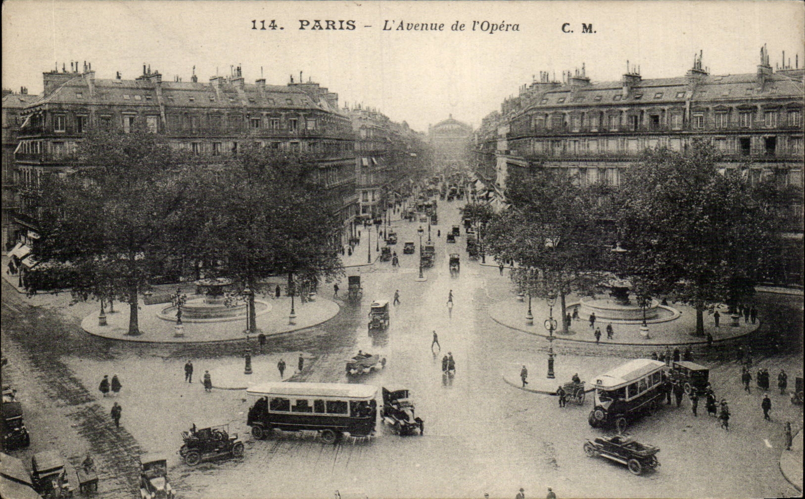 Paris CPA Which occurred of the opera