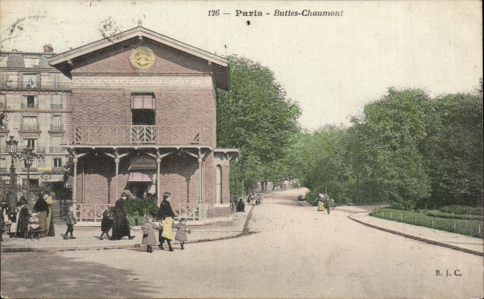 Paris CPA Chaumont Hillocks