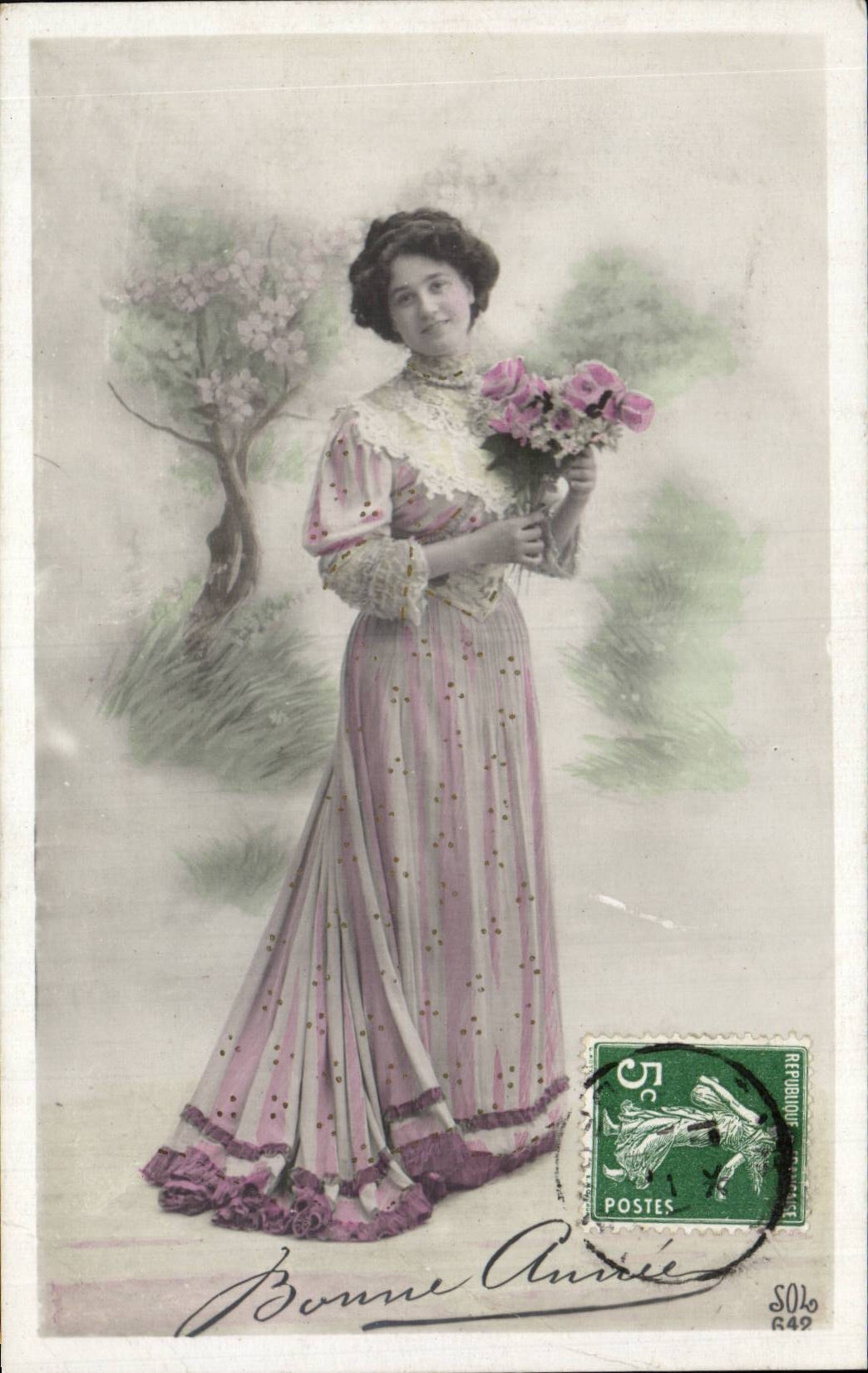 CPA Fantasy Woman Happy New Year