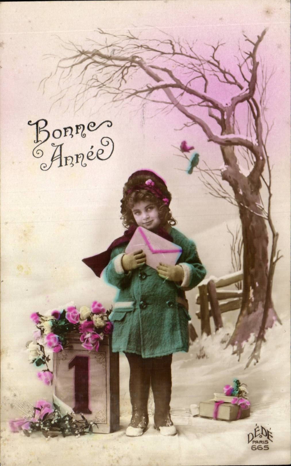 CPA Fantasy Child Happy New Year