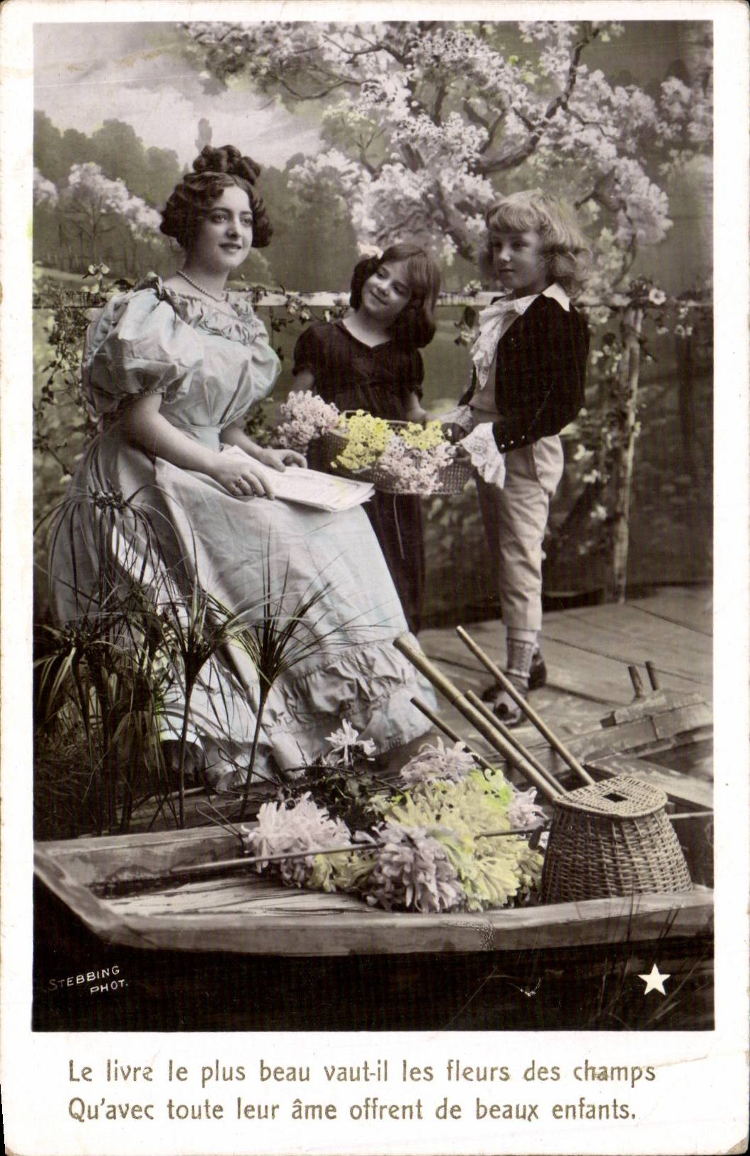 CPA Fantasy Woman and Children