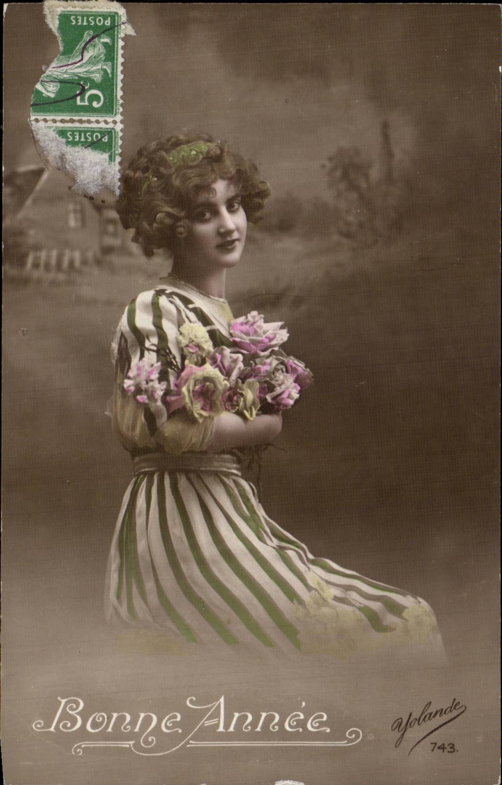 CPA Fantasy Woman Happy New Year