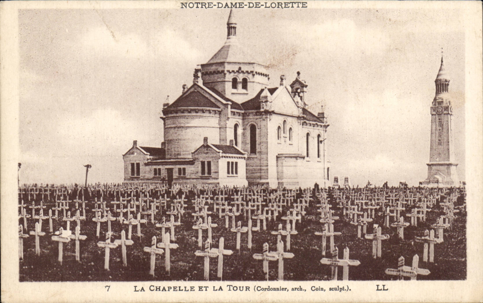 CPA Notre Dame de Lorette the vault and the tower