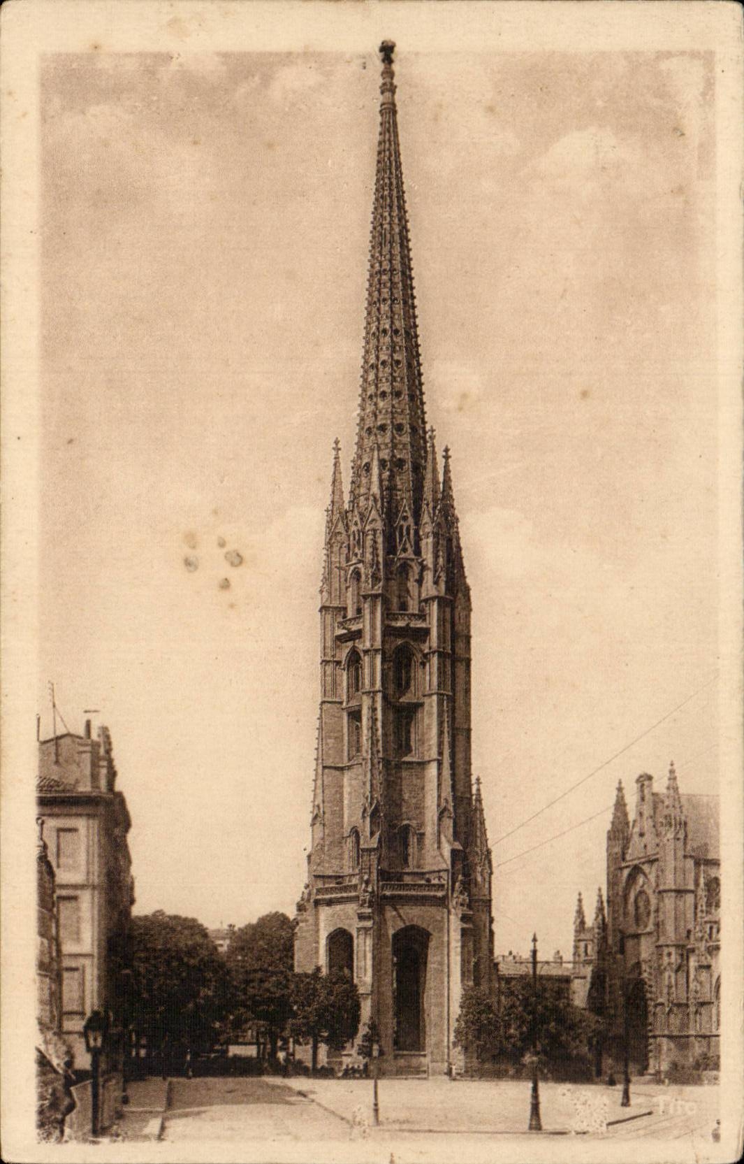 CPA Bordeaux Bell-tower Saint Michel