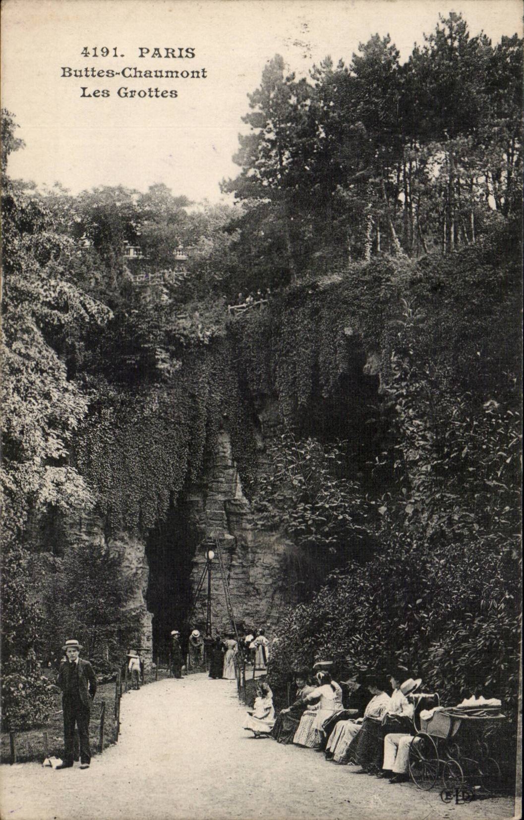 Paris - 19 - Chaumont Hillocks - Caves - CPA