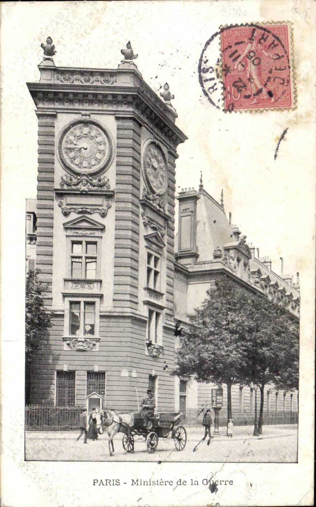 Paris - 7 - Ministry for the War - CPA