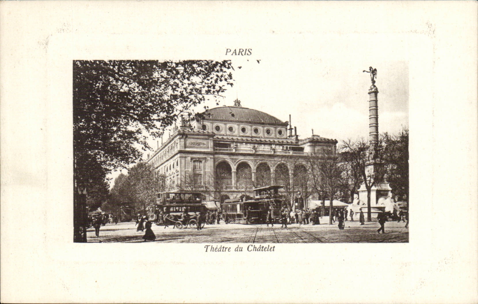 Paris - 1 - Theatre du Chatelet - CPA