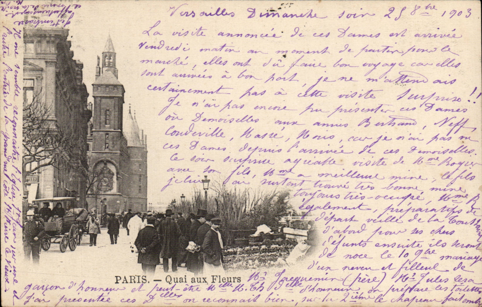 Paris - 4 - Quai aux Fleurs - CPA