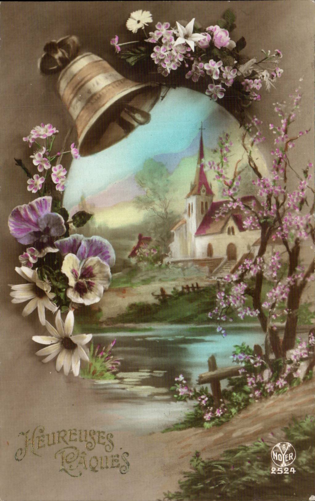 Festivals - Ostern - Bell - Kirche - CPA