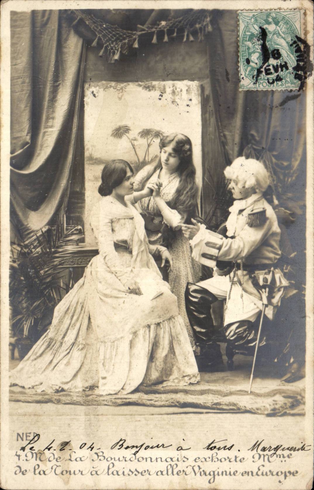 Fantasy - Woman - Interesting Scene - CPA