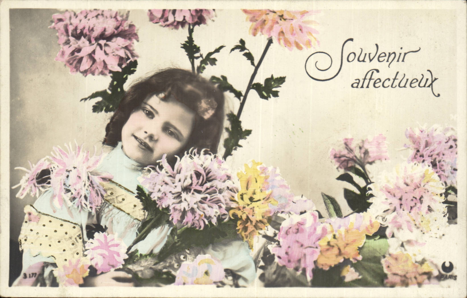 Fantasy - Child - Darling Little Girl - CPA