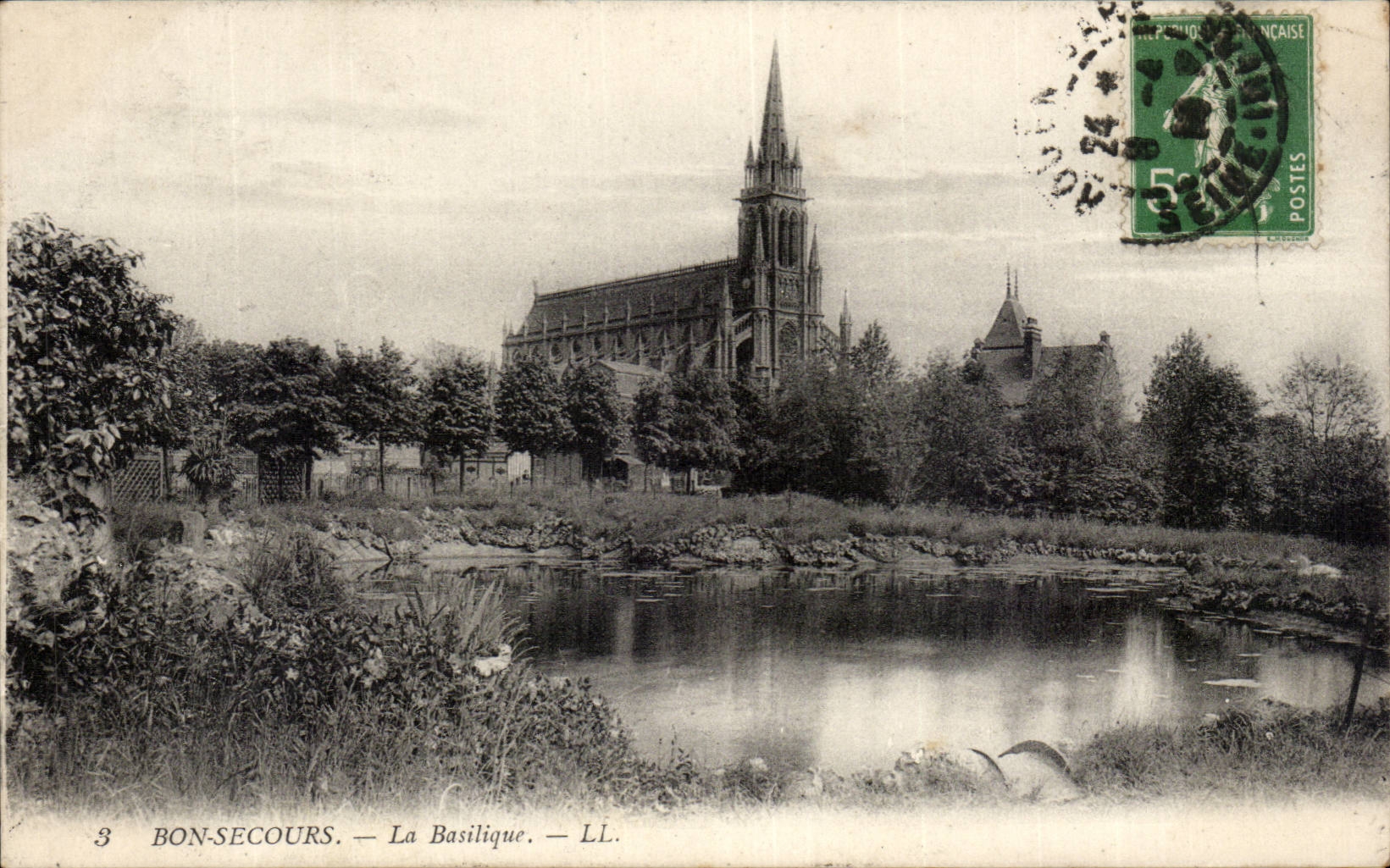 Bonsecours - the Basilica - CPA