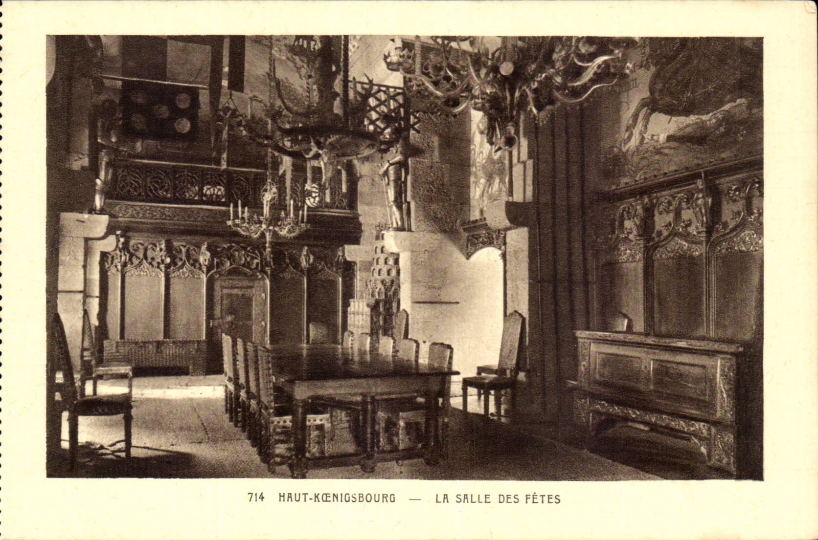 High - Koenigsbourg - Visit with the Castle - Alsace - CPA