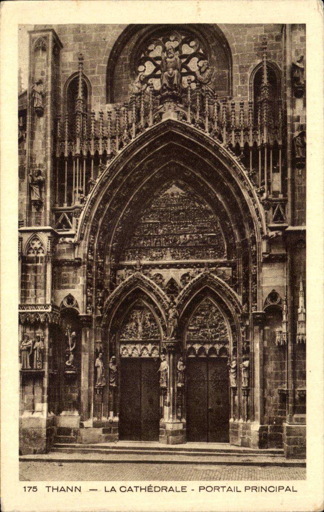 Thann - the Cathedral - CPA