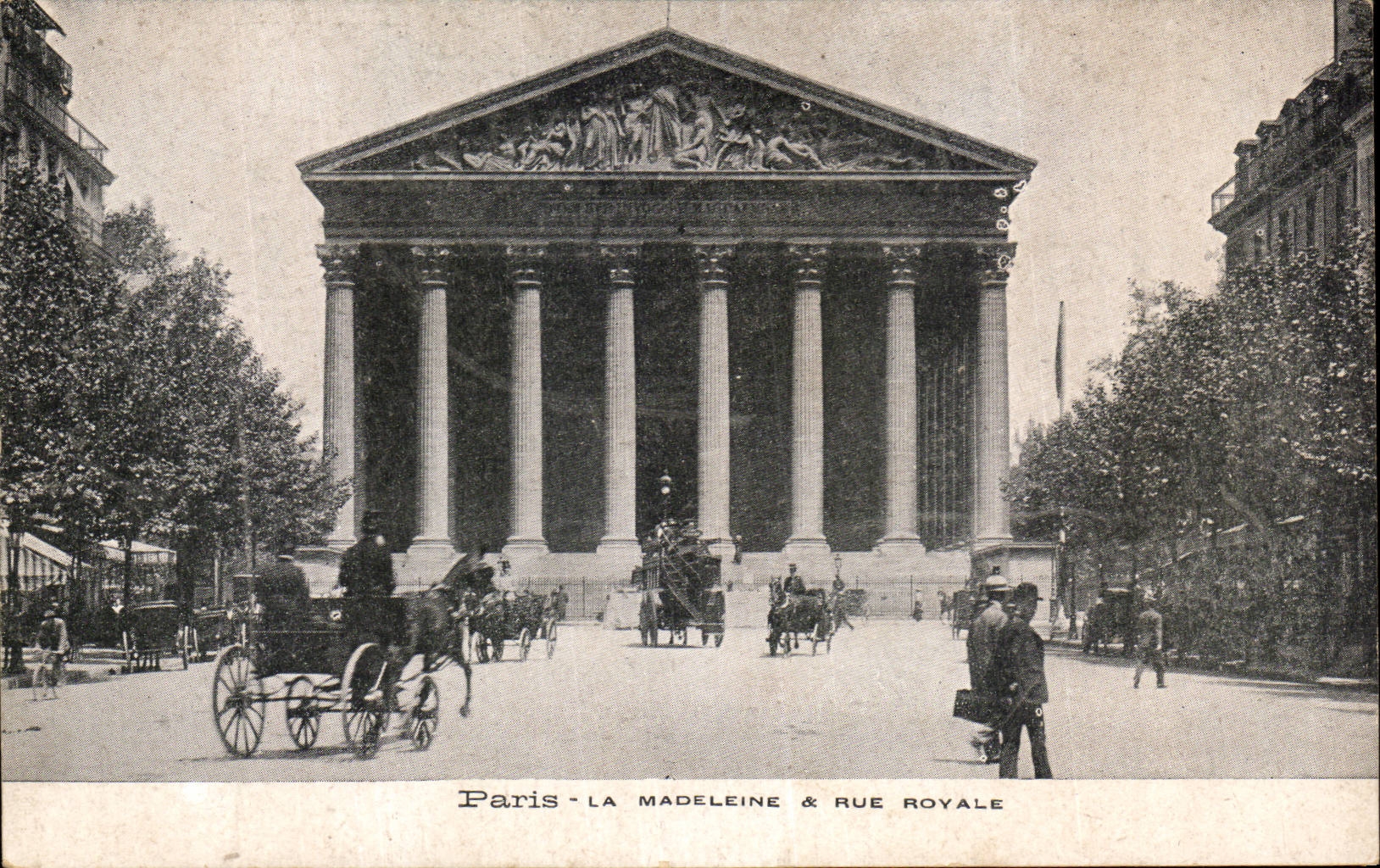 Paris - 8 - Royal Street - the Madeleine - CPA