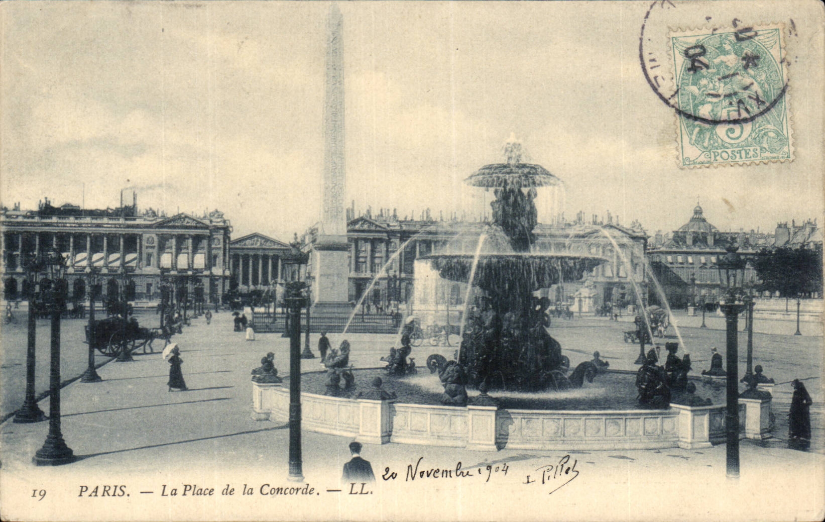 Paris - 8 - Place of the Harmony - CPA