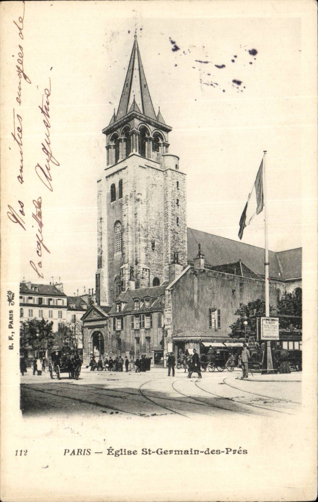 Paris - 6 - Church Saint Germain of Close - CPA