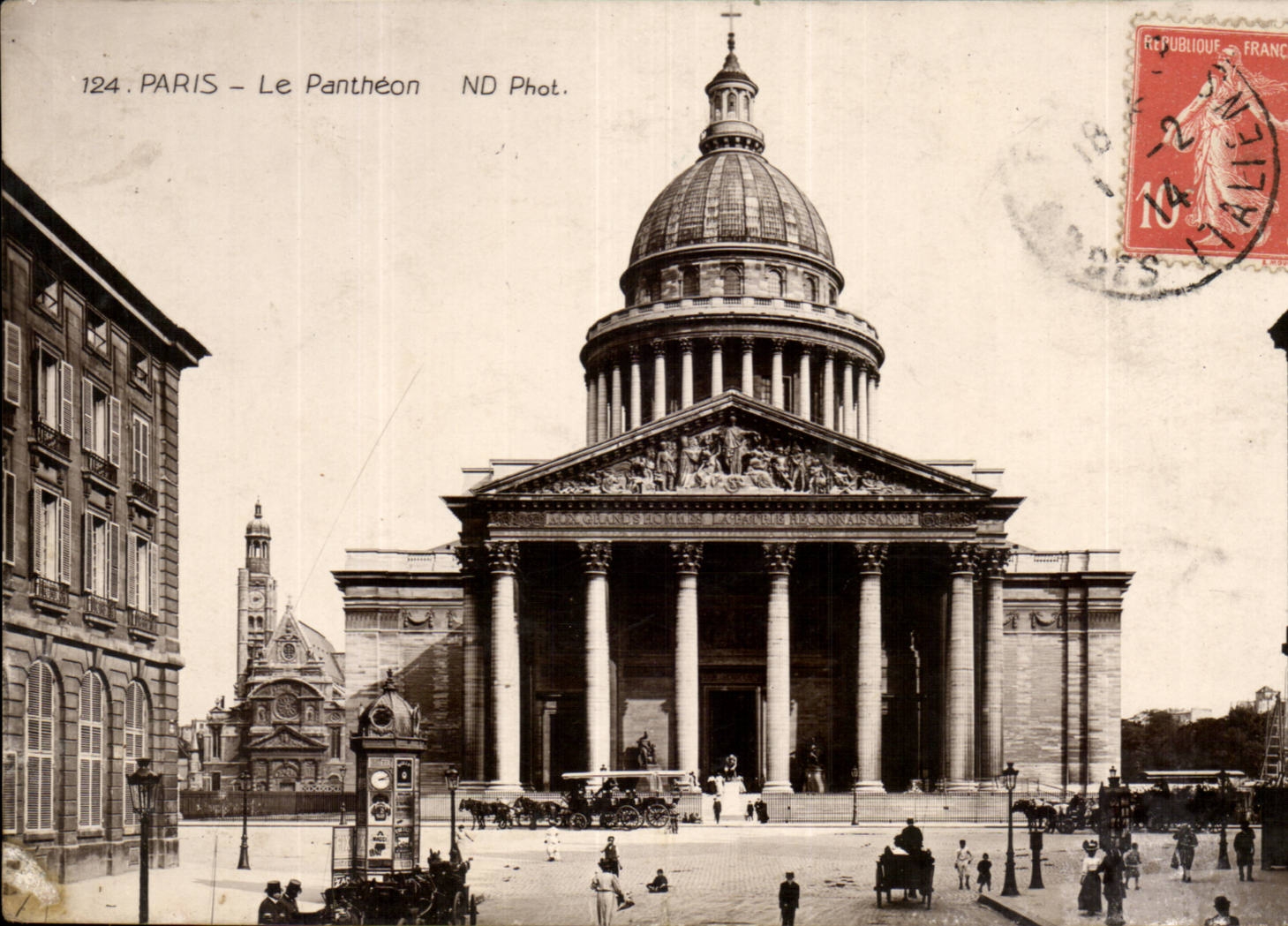 Paris - 5 - the Pantheon - CPA