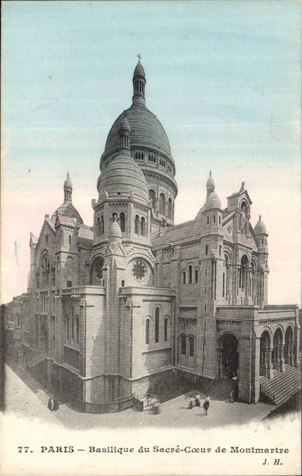Paris - 18 - Basilique du Sacre Coeur et Montmartre - CPA