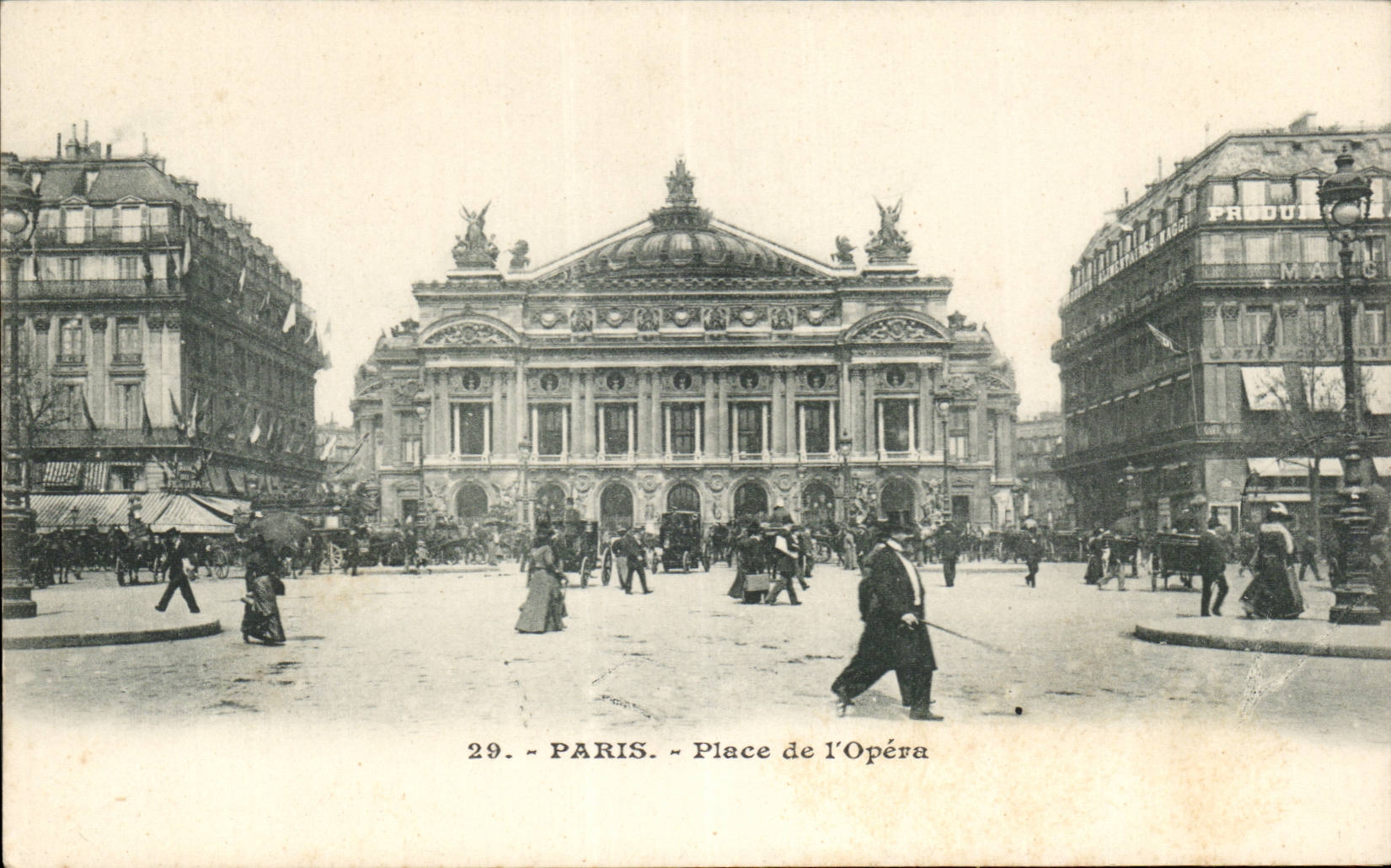 Paris - 9 - Place de l'Opera - CPA 