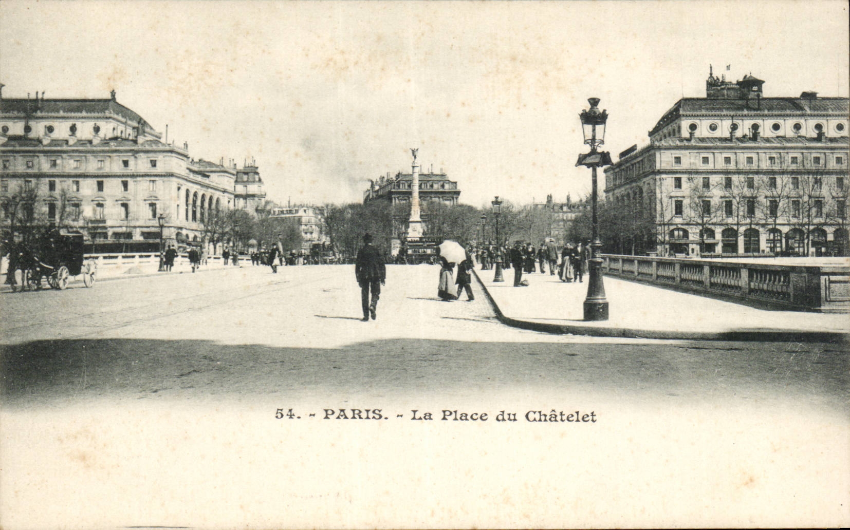 Paris CPA Place du Chatelet