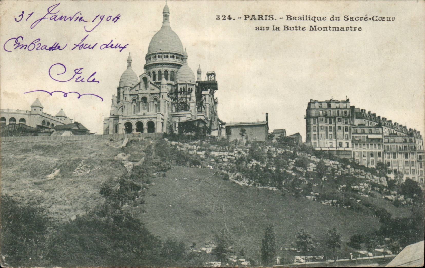 Paris - 18 - Basilique du Sacre Coeur - Montmartre - CPA