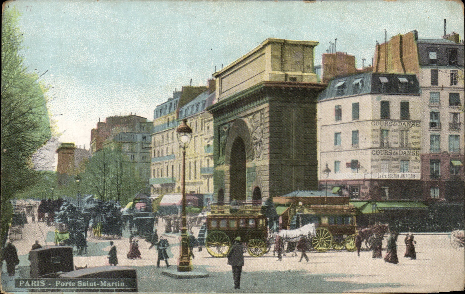 Paris - 10 - Boulevards - Gate Saint Martin - CPA