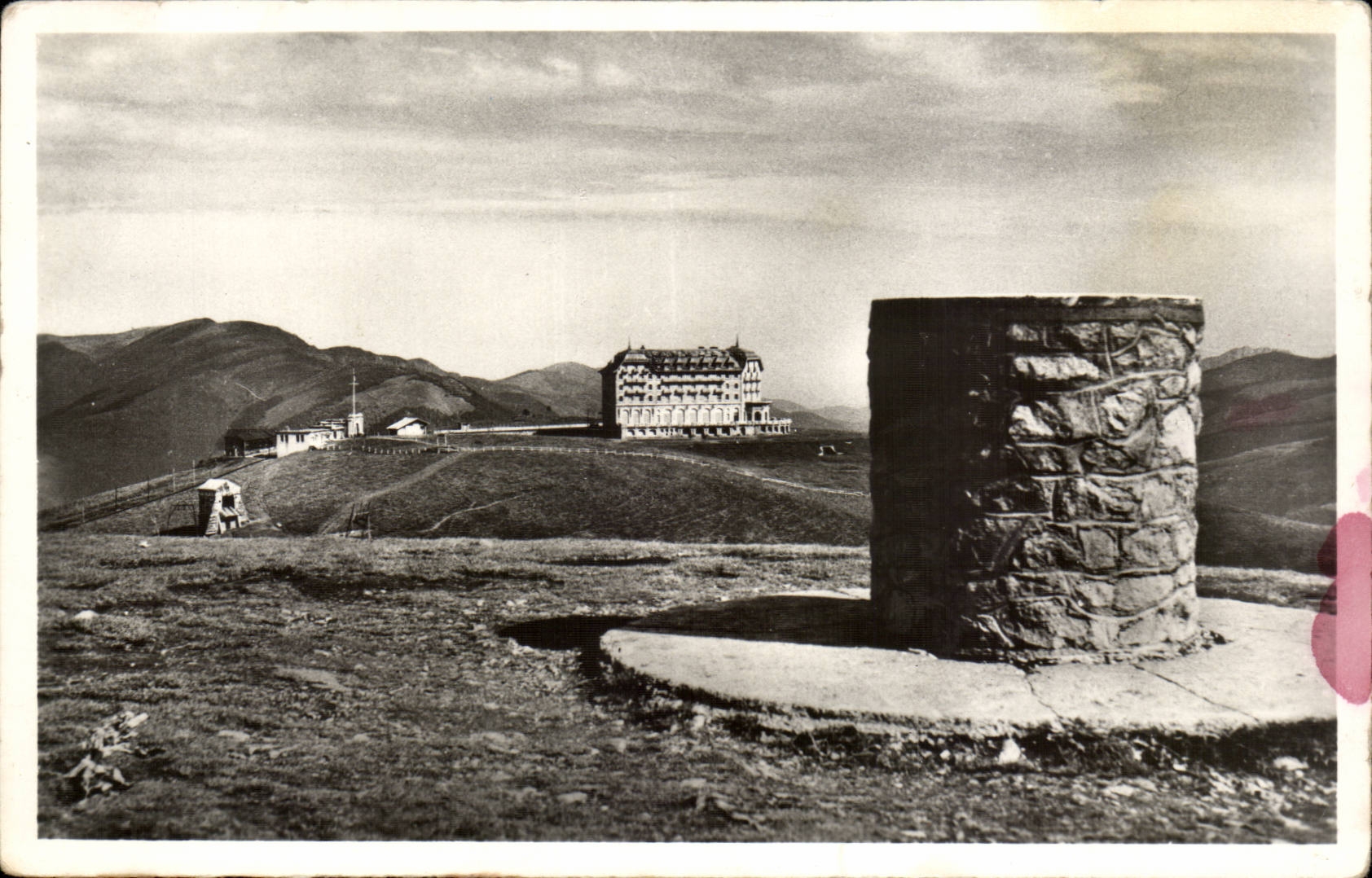 Superbagneres - the Table of Orientation CPA