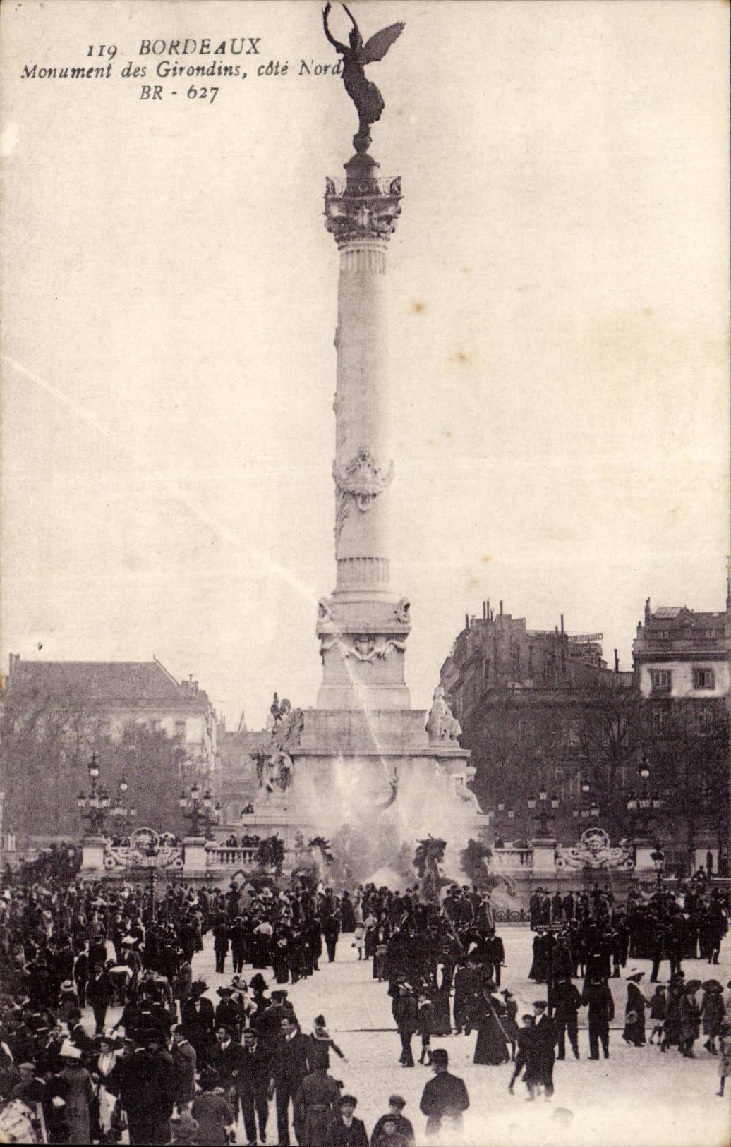Bordeaux - Monument of the Of Gironde ones - CPA