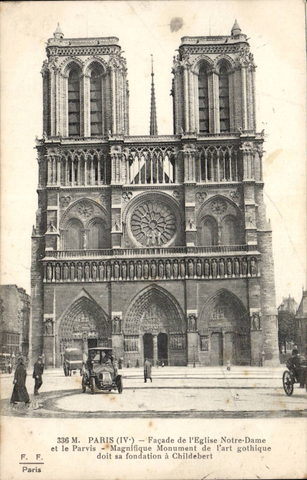 Paris - 4 - Notre Dame CPA 