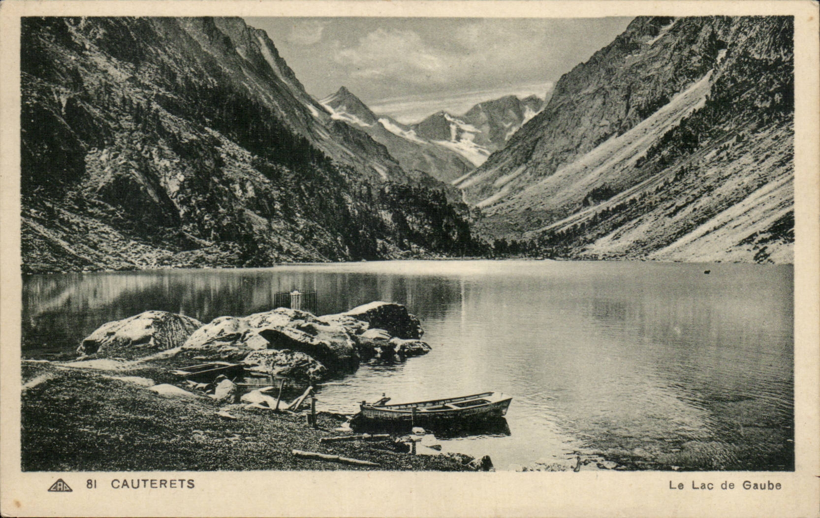 Cauterets - der See Gaube - CPA