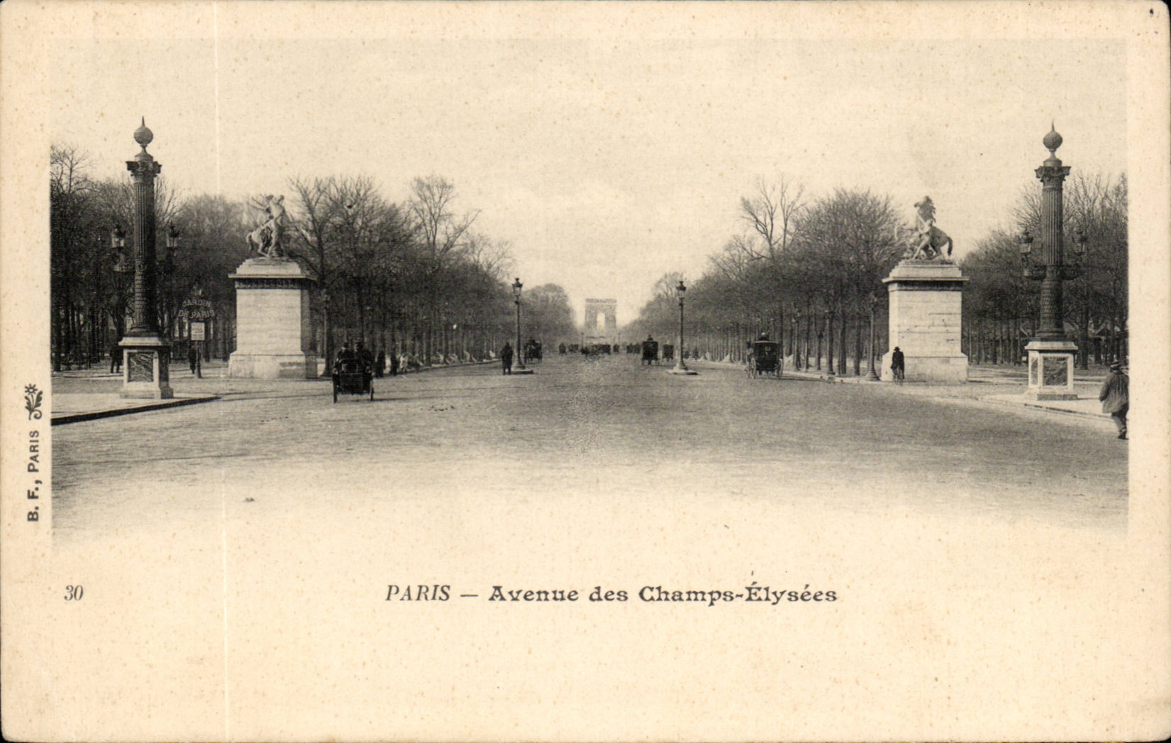 Paris - 8 - the Avenue of the Champs Elysees - CPA