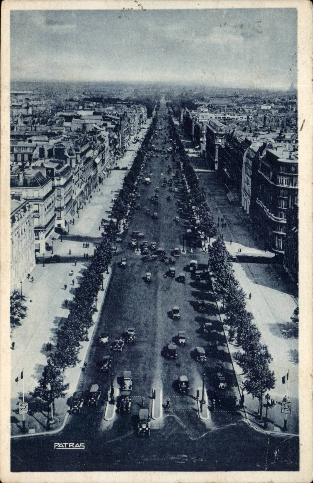 Paris - 8 - the Avenue of the Champs Elysees - CPA