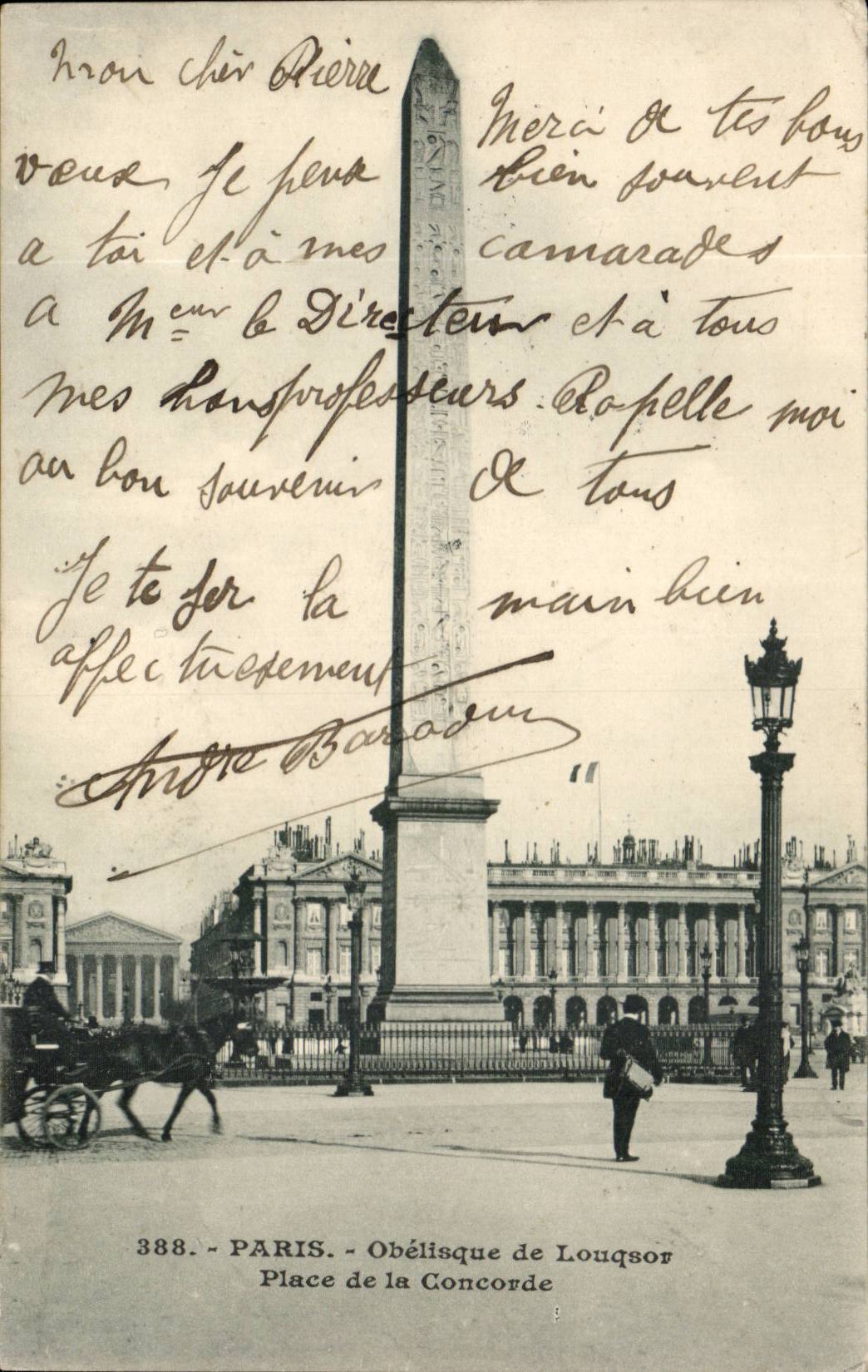 Paris - 8 - Place of the Harmony - CPA