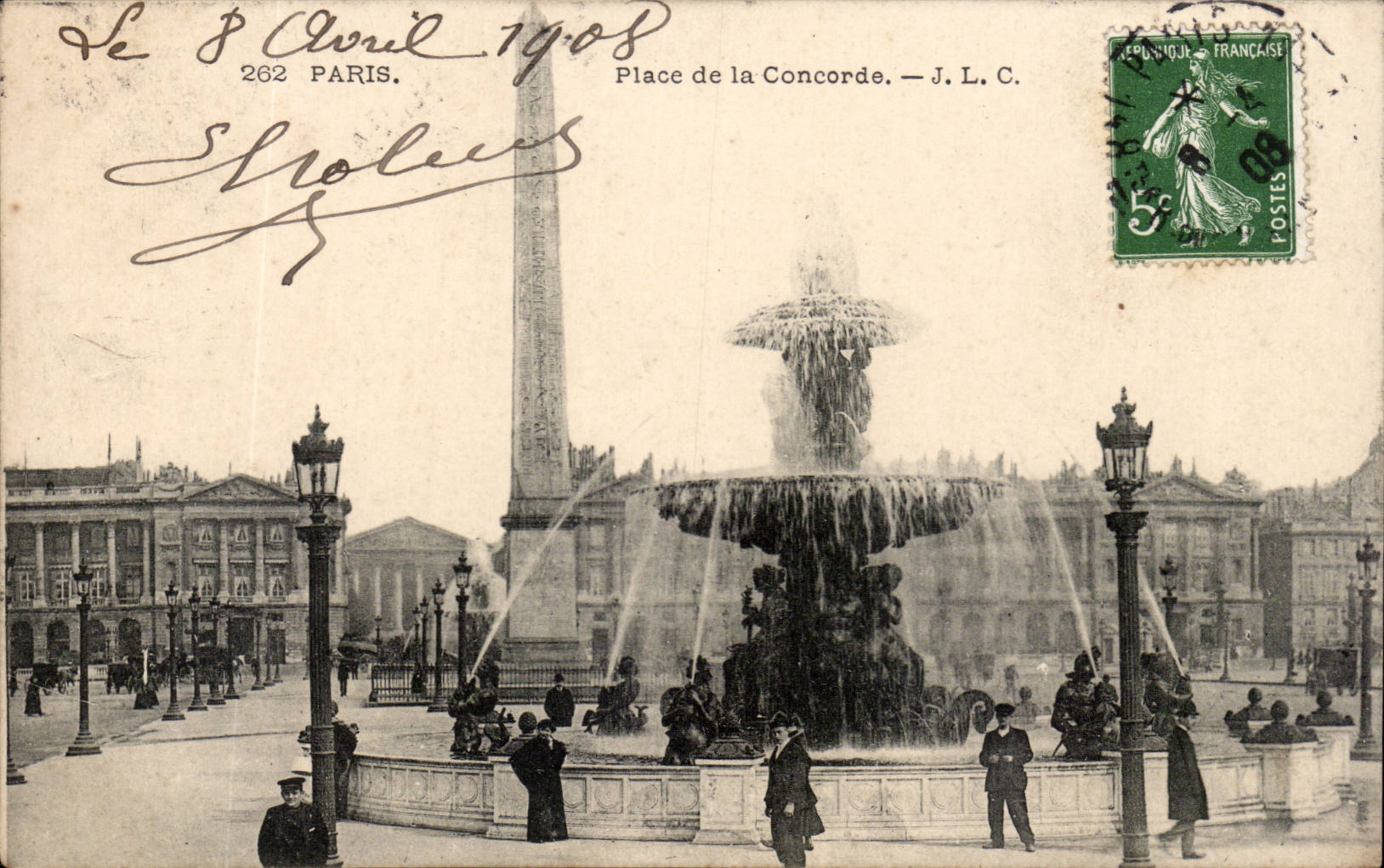 Paris - 8 - Place of the Harmony - CPA