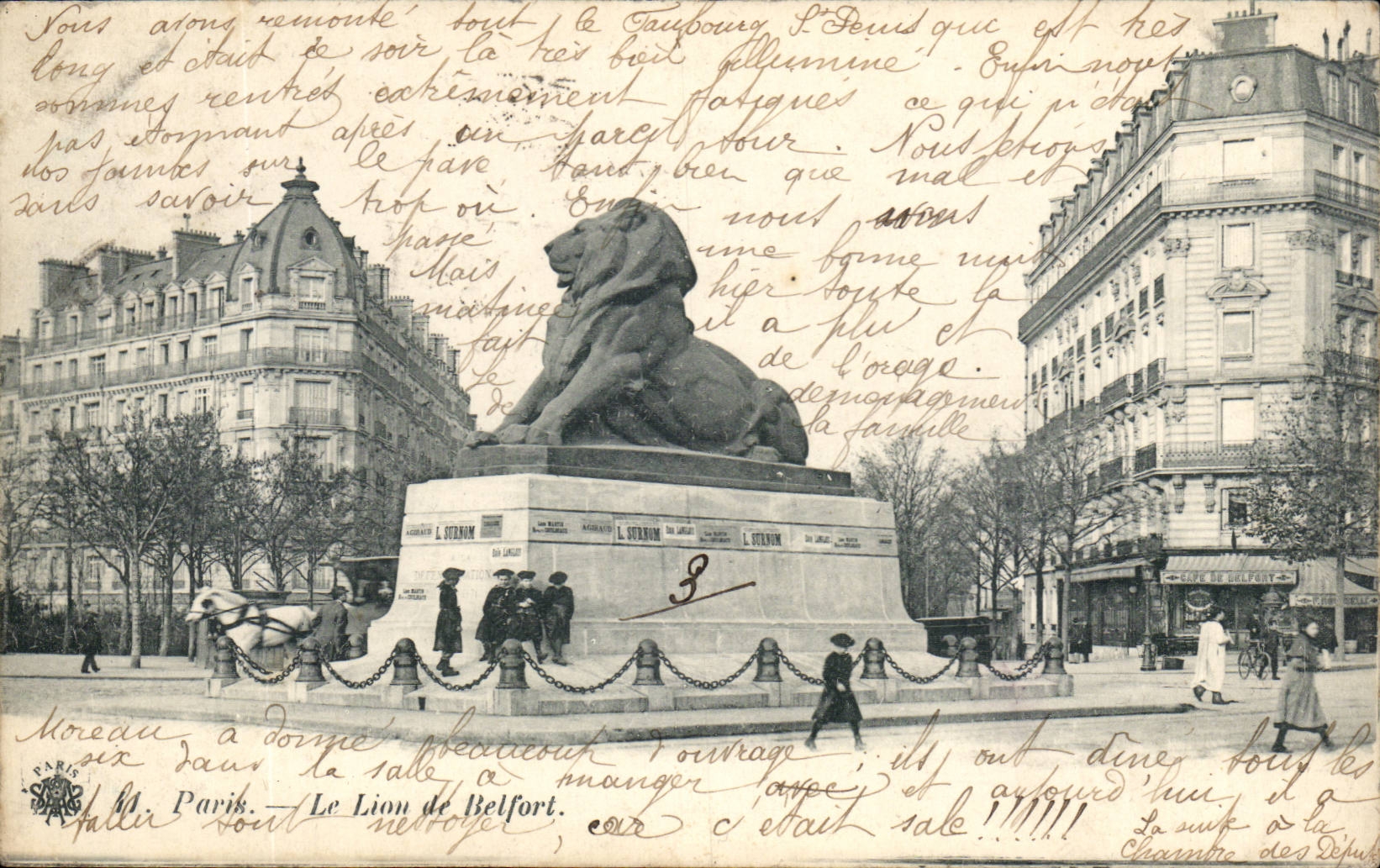 Paris - 14 - the Lion ED Belfort - CPA