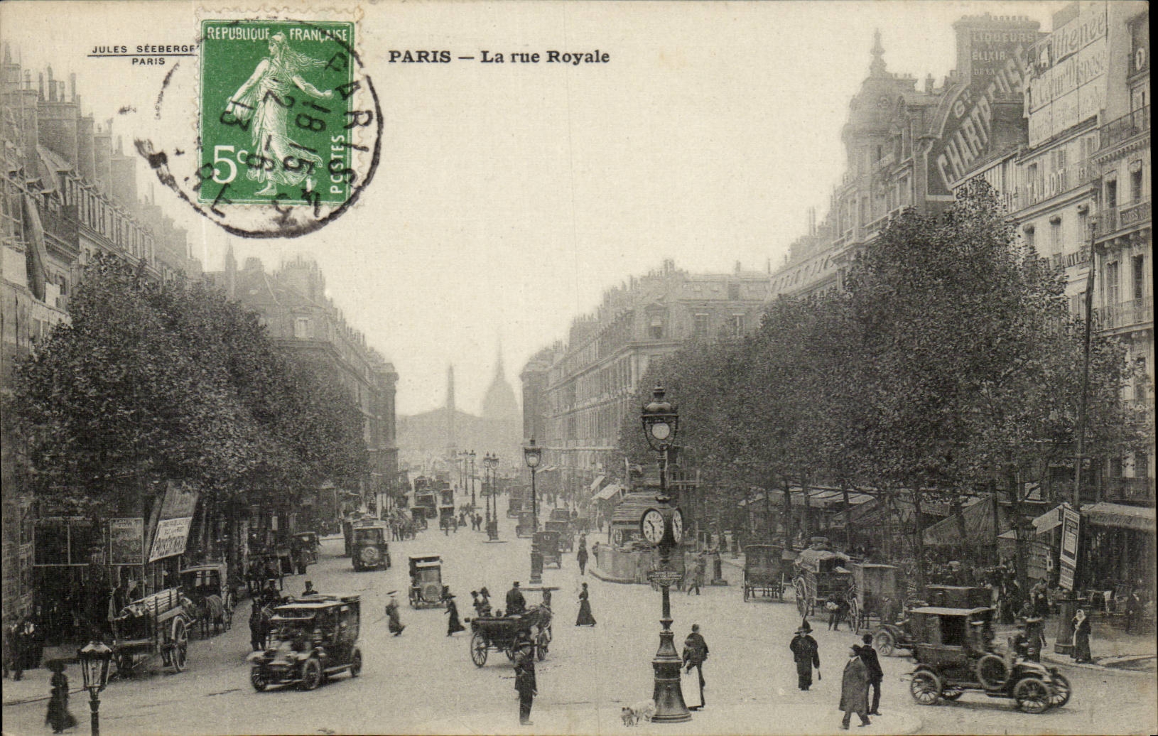 Paris - 8 - the Royal Street - CPA
