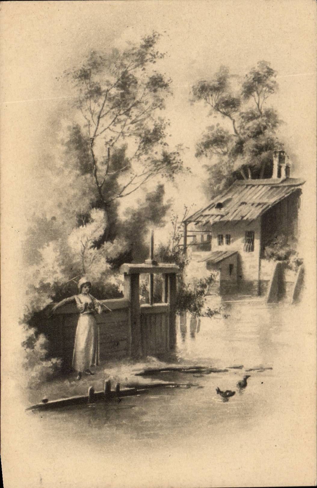 CPA Fantasy At the edge of the rivier