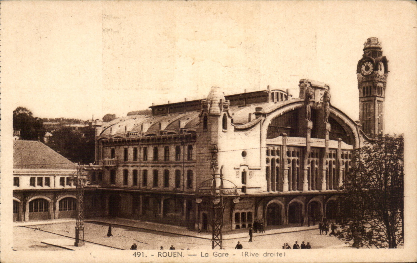Rouen - Train station - CPA
